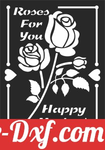 rose for you mothers day decor