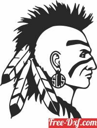 download shawnee indian lima logo free ready for cut