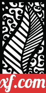 decorative wall pattern panel with leaf