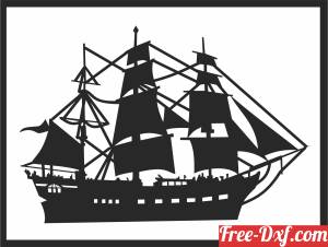 download Sailing ship Clipart free ready for cut
