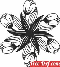 download flowers floral decor art free ready for cut