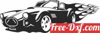 download Shelby Cobra 427 race car free ready for cut