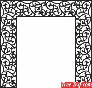 download wall   decorative  pattern  WALL   Screen   wall free ready for cut