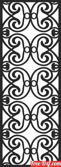 download door  pattern  Decorative   Pattern Screen Decorative free ready for cut