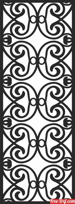 download door  pattern  Decorative   Pattern Screen Decorative free ready for cut