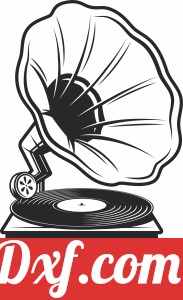 Gramophone retro Record