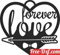 download Heart love forever valentines day silhouette free ready for cut