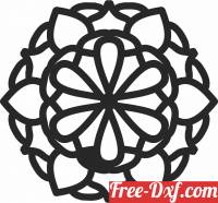 download Mandala clipart wall decor free ready for cut