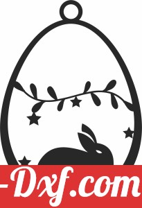 bunny Easter Eggs ornament