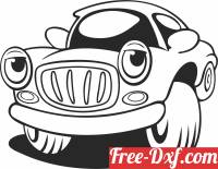 download cartoon car free ready for cut
