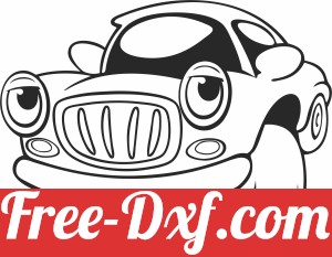 cartoon car