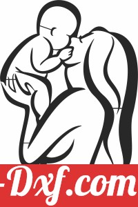 mother and baby wall decor