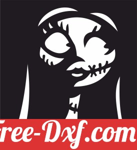 Halloween creepy scary girl wall decor