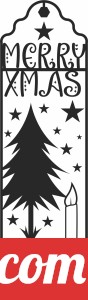 merry christmas decor with gifts