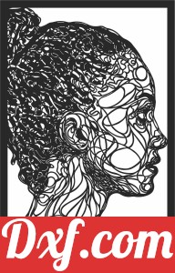 woman lines art cliparts