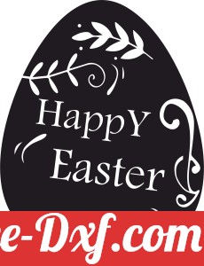 happy easter egg design