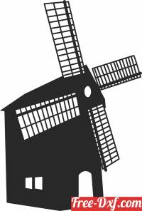 download windmill clipart free ready for cut