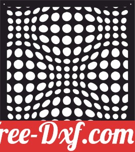 decorative 3d panel screen pattern art