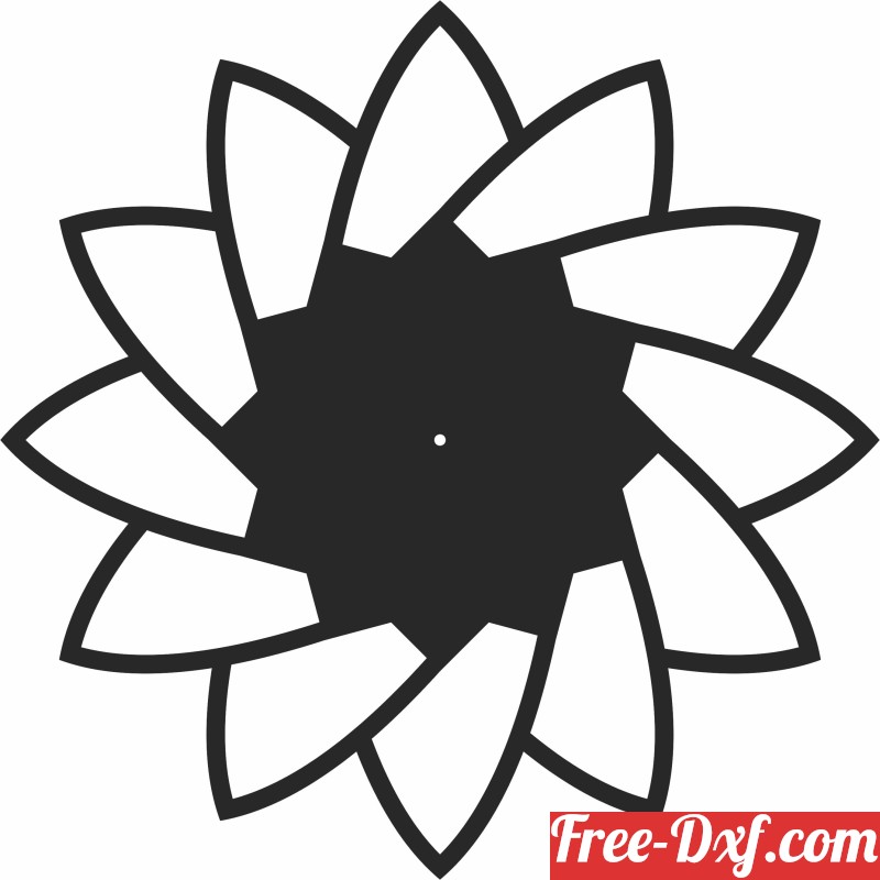 Download decorative wall clock RmGDv High quality free Dxf files,
