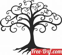 download Tree wall decor free ready for cut