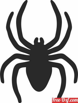 download spider halloween art free ready for cut