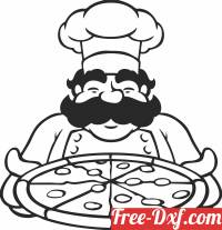 download pizza cook chef cliparts free ready for cut