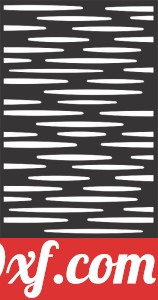 decorative panel wall separator door pattern