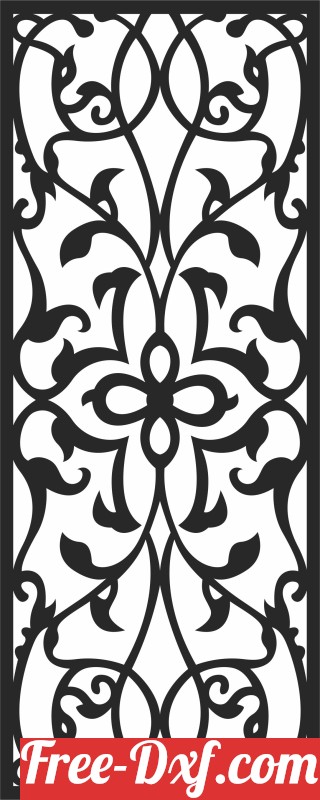 Download Decorative pattern door screen SCVm1 High quality free D