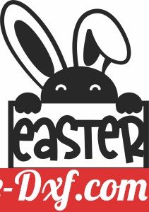 Easter bunny wall sign