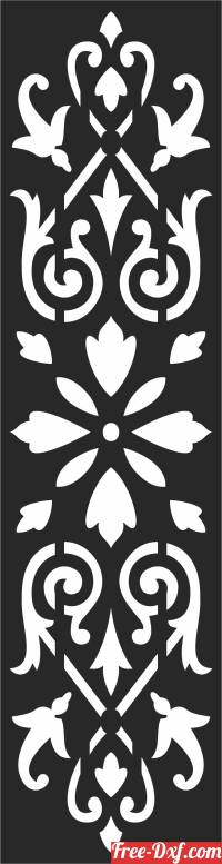 download DECORATIVE PATTERN  SCREEN free ready for cut