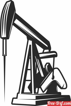 download oil pump jack free ready for cut