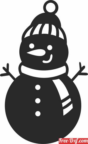 download Snowman clipart free ready for cut