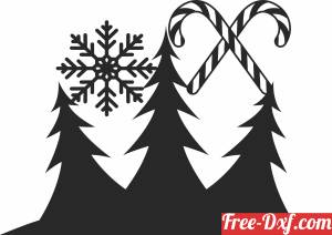 download Christmas Trees clipart free ready for cut