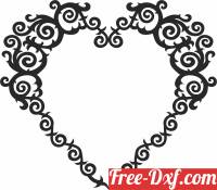 download Heart Frame clipart free ready for cut