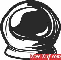 download Astronaut Helmet clipart free ready for cut