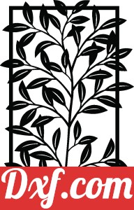 leaves branche wall screen pannel decorative