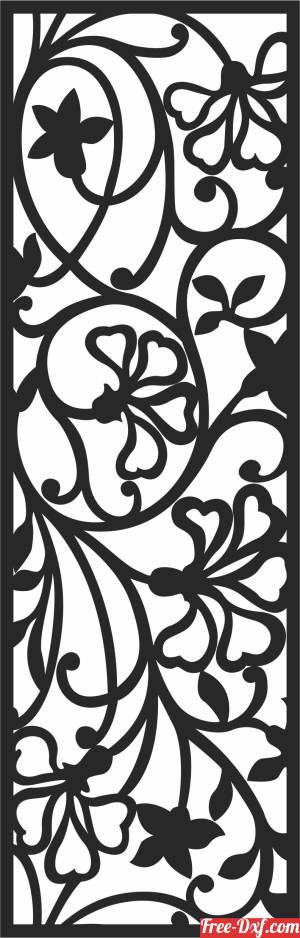 download pattern   wall  Door free ready for cut