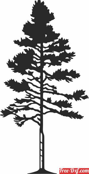 download Pine Tree Silhouette free ready for cut