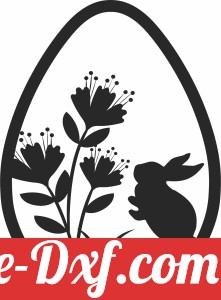 Easter Egg With A Bunny