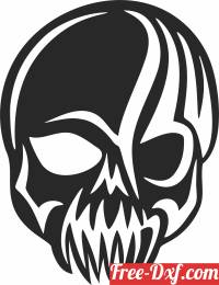 download kod esport logo skull free ready for cut