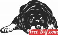 download Dog art clipart free ready for cut