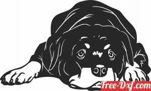 download Dog art clipart free ready for cut