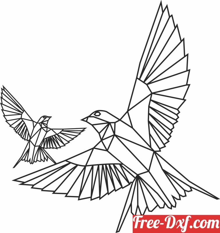 Download birds wall arts TPEmF High quality free Dxf files, Svg,