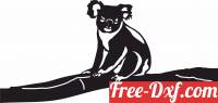 download koala on branch free ready for cut