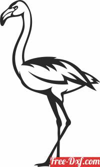 download Flamingo clipart free ready for cut