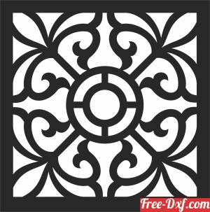 download wall screen   DECORATIVE  Screen free ready for cut