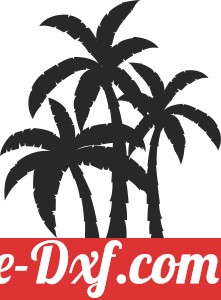 palm trees silhouette