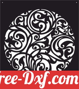 decorative panel screen pattern floral