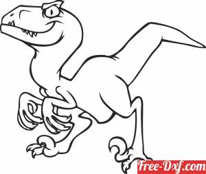 download dinosaur drawing clipart free ready for cut
