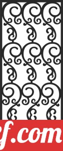 Decorative screen door
